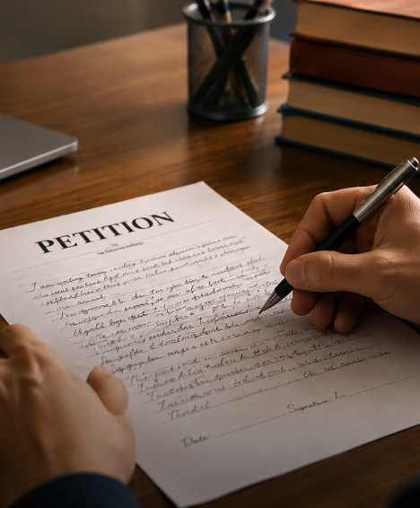 Filing a Petition